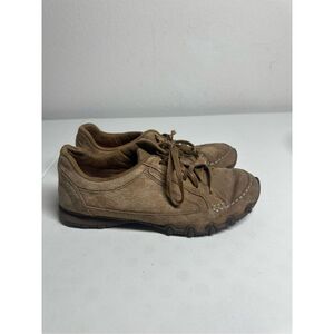Skechers Women's Size 8M Relaxed Fit Air Cooled Memory Foam Suede Sneaker *Notes